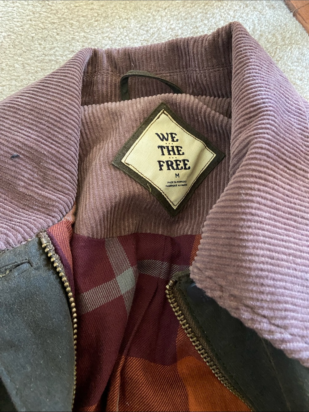 Free People We The Free Cori Waxed Barn Jacket - Picture 2 of 3